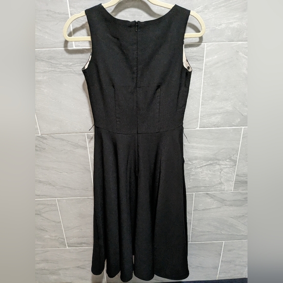 Tatyana Brigit Black Retro Pinup Swing Dress - Picture 2 of 7